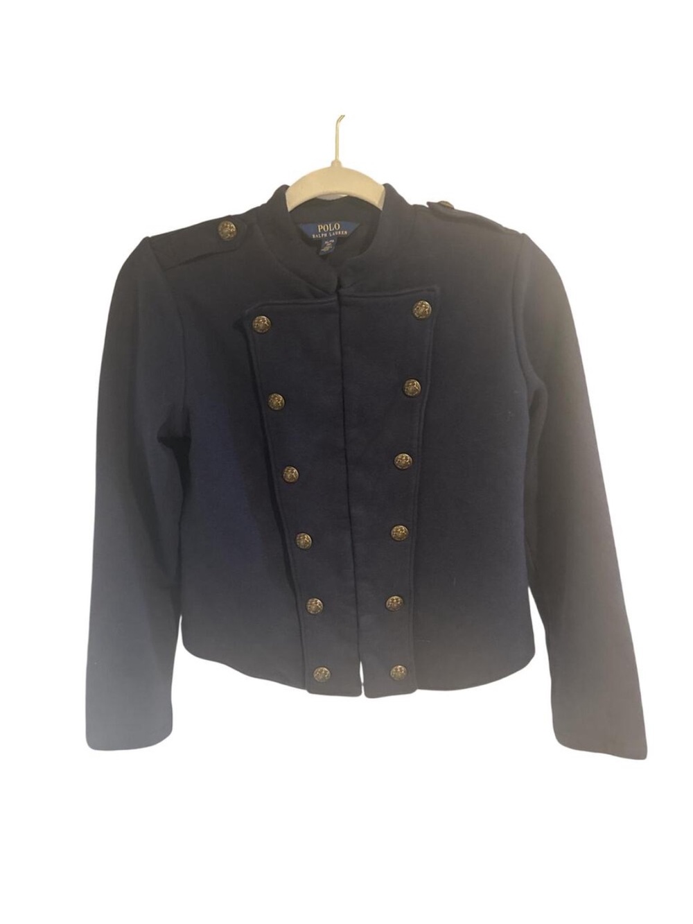 Polo by Ralph Lauren Navy Military-Style Double-Breasted Jacket